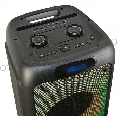 Портативная Bluetooth-колонка BQ PBS3005 Black. Мощность (RMS):100Вт/Емкость батареи:7500 мАч/Подсветка:Flash light/ Функция эквалайзера/ FM Радио/ AUX/ USB-flash/Безпроводной микрофон/Версия Bluetooth 5,0 BDR+EDR/ Параметры электропитания: 220-240 В, 50-