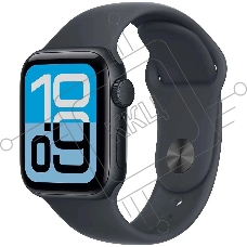 Смарт-часы Apple Watch SE 3 2025 A3325 44мм OLED корп.темная ночь Sport Band рем.темная ночь разм.брасл.:M/L (MEHQ4LW/A)