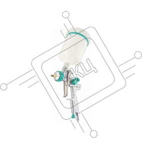 Краскопульт пневматический STELS ag 901 lvmp 57365  профессиональный гравитационный