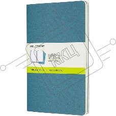 Блокнот Moleskine CAHIER JOURNAL CH018B44 Large 130х210мм, обложка картон, 80 страниц, нелинованный, голубой (3шт)