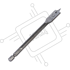 Сверло PATRIOT по дереву перовое 12мм х 150 мм, 1 шт в блистере