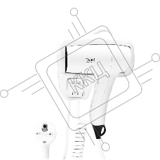 Фен Puff 1201B 1200Вт белый