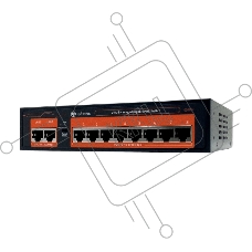 Коммутатор Optimus U1IC-8G/2G, 8×1 Гбит/с PoE+ + 2×1 Гбит/с Uplink, настраиваемый