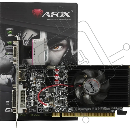 Видеокарта AFOX  AF210-512D3L3-V2 PCIE16 G210 512MB GDDR3 64bit VGA DVI HDMI RTL