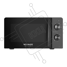 Микроволновая печь Willmark WMO-201MB (20л, 700Вт, механич.ПУ, ручка д/л откр.дв,6 ур.мощн., черная)