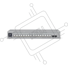 Коммутатор Ubiquiti Networking interface, (12) GbE RJ45 ports (4) 1/2.5 GbE RJ45 ports (2) 10G SFP+ ports ; Total non-blocking throughput, 42 Gbps ; Switching capacity, 84 Gbps