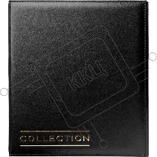 Папка на 4-х D-кольцах Silwerhof 2097305 верт. ПВХ 0.6мм, черный вмест.30лист.