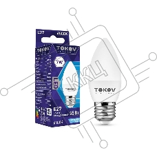 Лампа светодиодная TOKOV ELECTRIC 7Вт С37 6500К Е27 176-264В