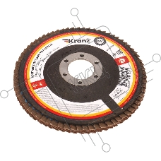 Круг лепестковый торцевой KRANZ KR-90-0004 P24, 115х22,2 мм