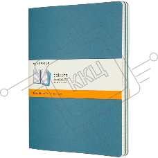 Блокнот Moleskine CAHIER JOURNAL CH023B44 XLarge 190х250мм, обложка картон, 120 страниц, нелинованный, голубой (3шт)
