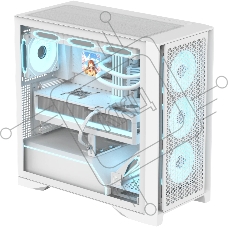 Компьютерный корпус AeroCool / Formula V Line Air Power G8 White, ATX, Dual Front Panels, TYPE-C*1, USB3.0*1