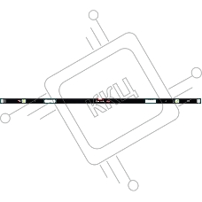 Уровень Kraftool A-RATE CONTROL 2000 мм, магнитный сверхпрочный уровень с зеркальным глазком