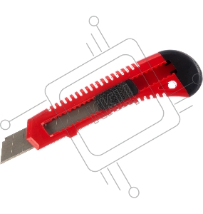 Нож ЗУБР 09155_z01 из АБС пластика со сдвижным фиксатором АБС-18, сегмент. лезвия 18 мм,