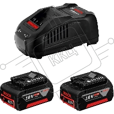 Батарея аккумуляторная Bosch 1600A00B8J 18В 5Ач Li-Ion (З/У в компл.)