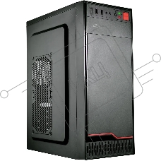 Компьютерный корпус KingPrice KPCC-MD201 черный без БП ATX 1x80mm 4x120mm 2xUSB2.0 audio