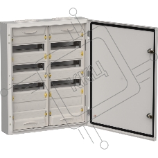 Корпус металлический IEK TITAN 5 ЩРн-96 (2х48) 710х570х140 IP54 серый