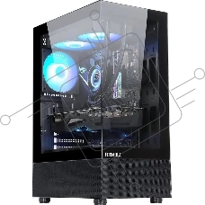 Компьютерный корпус AeroCool / Formula Crystal Z1 PLUS черный без БП ATX 3x120mm 2xUSB2.0 1xUSB3.0 1xUSB3.1 audio bott PSU