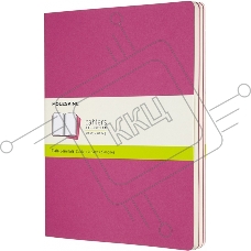 Блокнот Moleskine Cahier Journal, 120стр, без разлиновки, розовый неон ch023d17