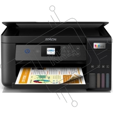 МФУ струйное EPSON L4260 (C11CJ63412), А4, цветное, печ. 33 стр/мин. (ч/б) 15 стр/мин. (цвет), 5760 х 1440 dpi (печать) 1200 х 2400 dpi (скан.), USB