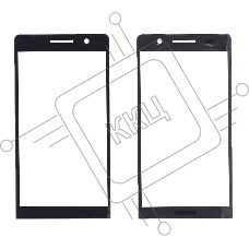 Стекло для Huawei Ascend P6 черное