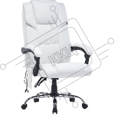 Кресло компьютерное Cactus CS-CHR-OC02M-WT белый, эко.кожа, крестов. сталь Кресло компьютерное Cactus CS-CHR-OC02M-WT белый, эко.кожа, крестов. сталь