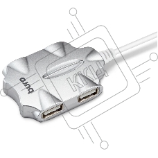 USB-концентратор Buro BU-HUB4-0.5-U2.0-Candy, USB 2.0, USB 4 порта, USB