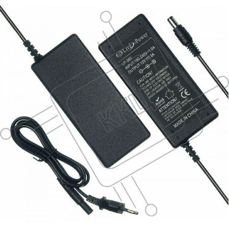 Блок питания для монитора и телевизора LCD 12V, 3.5A, 5.5x2.5mm OEM