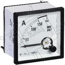 Амперметр аналоговый Dekraft 150/5А AC 72х72мм КТ 1,5 трансф. подкл.