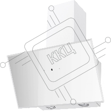 Вытяжка каминная Hyundai HGH 6840 WG белый, управление сенсорное