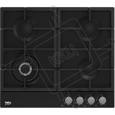 Встраиваемая газовая варочная поверхность Beko HIAW 64225 SB, черный