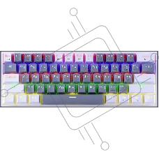 Клавиатура REDRAGON (72602) Fizz RU,Rainbow,melt-gold свитчи, механическая