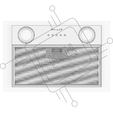 Вытяжка Weissgauff Dubhe 450 White