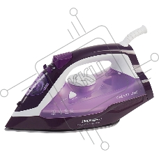 Утюг Galaxy Line GL 6124 фиолетовый/белый, 2500 Вт, 50 г/мин, 230 г/мин, 370 мл