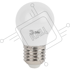 Лампа светодиодная ЭРА Б0028488 STD LED P45-5W-840-E27 5 Вт шар нейтральный белый свет