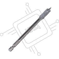 Сверло PATRIOT по дереву перовое 10мм х 150 мм, 1 шт в блистере