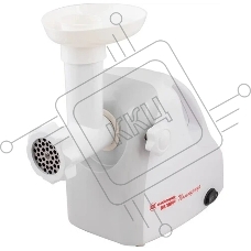 Мясорубка электрическая Белвар КЭМ-П2У-305-03 белый, 1800 Вт, 0.4 кг/мин, реверс, защита от перегрузки, насадки - 5