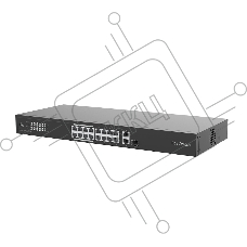 Коммутатор Uniview NSW3000-16T1GT1GC-POE-IN, 16×100 Мбит/с PoE+ + 2×1 Гбит/с Uplink, управляемый