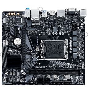 Материнская плата Gigabyte H610M S2H V2 DDR4, LGA 1700, Intel H610, 2xDDR4, 4xSATA, 1xM.2, 1xPCI-E 4.0 x16, 1xPCI-E x1, 1xHDMI, 1xDP, 1xDVI-D, 1xVGA, 1x 1Gb LAN, 2xUSB-A 3.2 Gen 1, 4xUSB-A 2.0, 3x3.5 мм, 7.1, Micro-ATX oem