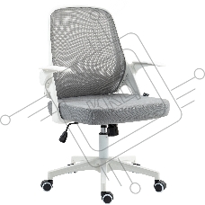 Кресло компьютерное Cactus CS-WMC212-GY белый/серый, сетка/ткань