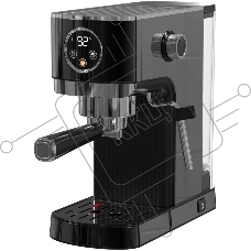 Кофеварка рожковая Korting KCM 1002 EN чёрный, молотый, 1.2 л, 1350 Вт, 20 бар