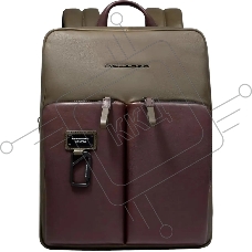 Рюкзак Piquadro Harper CA6311AP/VETM коричневый/зеленый кожа