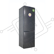 Холодильник DON R-291 GIF графит цветы двухкамерный 225/101л морозилка снизу