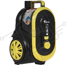 Пылесос IDEAL МП-2000 желтый/черный, 450/2200 Вт, уборка сухая, пылесборник контейнер 2 л