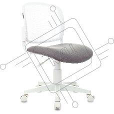 Кресло детское Бюрократ CH-W296NX белый TW-15 Neo Grey сиденье серый, сетка/ткань, крестов. пластик, пластик белый Кресло детское Бюрократ CH-W296NX белый TW-15 Neo Grey сиденье серый, сетка/ткань, крестов. пластик, пластик белый