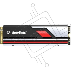 Накопитель SSD KingSpec XG7000, 2Tb, PCIe 4.0 x4, M.2 2280, NVMe, R/W 7400/6600, с радиатором