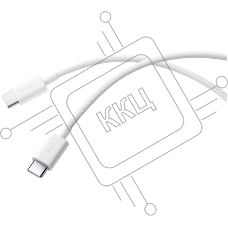 Кабель Xiaomi 3A Braided USB-C to USB-C Cable 1m белый