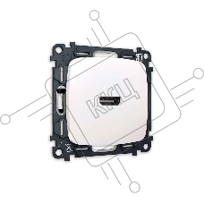 Комплект механизма розетки HDMI 2.0 OMEGA Жемчуг 40V/500mA 2.0GHz 5-18Gbit/s QUANT (OP2140, VM222) MO214010