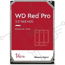 Жесткий диск WD SATA-III 14TB WD142KFGX NAS Red Pro (7200rpm) 512Mb 3.5