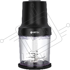 Измельчитель электрический Vitek VT-7131 0.3л. 800Вт черный