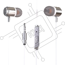 Наушники вакуумные PURE AUX разъем с МК без рег. громкости длина 1.2м More choice G51 (White)